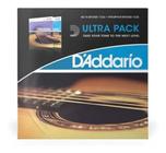 Ultra Pack Cordas D'addario Violão 011-052 Ez910 + Ej26