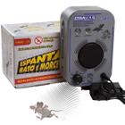 Ultra Repelente Eletrônico Ultrassônico Para Ratos e Morcegos ERMU Com Cobertura Eficaz de 150M² Espanta-Pragas