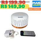 Umidificador Difusor Aromático Noturno LED Umidificador Aromatizador Controle - Lelong