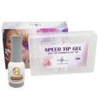 Unha de gel Piu bella Speed tip gel base Grip base Oval