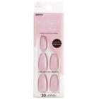 Unhas Autocolantes Kiss Ny Impress Bailarina French Lavender Imc16y9b