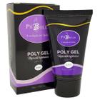 Unhas de gel Polygel Piubella Hipoalergênico Branco 45g