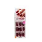 Unhas Posticas Autocolantes Impress Cor Matchmaker Curta 24 Unidades