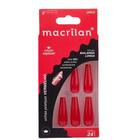 Unhas Postiças Bailarina Longa Vermelho UP412 - Macrilan