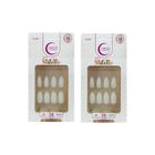 Unhas Postiças Fhaces Stiletto Natural Com 28Un - Kit 2Un