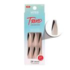 Unhas Postiças Kiss Ny Trend Collection Bailarina 24un Tn01b