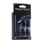 Unhas Postiças UP502 estilo stiletto Macrilan cor Azul marinho