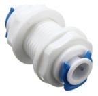 União Conector Engate Rápido Passafuro Para Mangueira 1/4