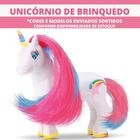 Unicornio brinquedo boneco coleção infantil criança menina menino cavalinho cavalo ponei pônei - B