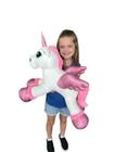 Unicórnio de Pelúcia Gigante Bebê Fofinho Branco 64cm Decoração Quarto Festa Infantil - Bicho Pelúcia