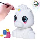 Unicórnio Joy Brinquedo Para Pintar Colorir C/ Tinta, Pincel - Samba Toys