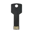 Unidade Flash Usb Em Forma De Chave De Metal Prateado Preto Dispositivo De Armazenamento De Caneta