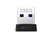 Unidade flash USB Lexar Jumpdrive S47 256GB USB 3.1 preta