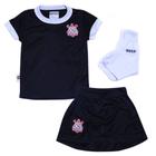 Uniforme Infantil Corinthians Artilheira Feminino Oficial