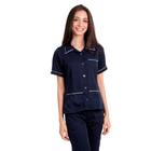 Uniforme Jaleco de Limpeza Oxford Feminino Domestica Copeira - FARDAS EXPRESS