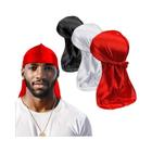 Unissex Longo Durag Seda Cetim Bandanas Boné Turbante Headwrap Quimio Pirata Chapéu Acessórios Para