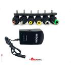 Universal Fonte Regulagem Bivolt Com 6 Plugues Até 12v 26w - Exbom