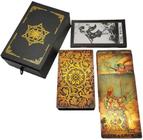 Universal Rider Waite Borderless Tarot Deck Box Tarô de Cartas Sem Bordas Baralho Plastificado Impermeável