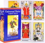 Universal Waite Tarot Deck Versão de Bolso Tarô Universal De Rider Waite Baralho de Cartas de Oráculo
