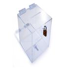 Urna caixa cofre de ps acrilico medindo 30x20x20cm