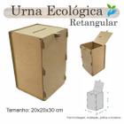 Urna Ecológica Sorteio Caixa Sugestão Retangular 30 X 20 Mdf