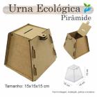 Urna Madeira Sorteio Caixa Sugestões Piramide 15 X 15 Mdf