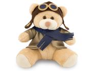 Ursinho Aviador Para Decoração 30cm Anti-alérgico - Toybrink