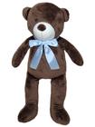 Urso ballu cor marrom 60 cm pelúcia decoração quarto bebê