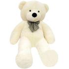 Urso Creme Bege Branco Gigante Grande 1,4 mts Casa dos Ursos