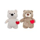 Urso de Pelucia Com Coração 40cm - CAA Toys