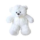 Urso de pelúcia com laço 100% poliester 36cm