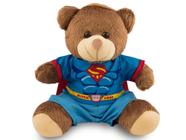 Urso de Pelúcia Fantasia 45cm Super-Herói