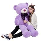 Urso de Pelúcia Gigante MaoGolan - Teddy Bear Roxo 120cm