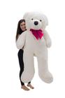 Urso De Pelúcia Gigante Teddy 1,70m Com Laço Várias Cores - Barros Baby Store