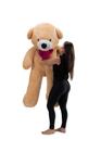 Urso De Pelúcia Gigante Teddy 1,70m Com Laço Várias Cores - Beca Baby