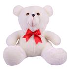 Urso de pelúcia macio sentado almofada teddy 36cm