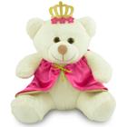 Urso de Pelúcia Realeza 30cm Anti-alérgico Decoração