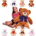 urso gigante 1 metro de pelucia grande menino menina presente macio infantil