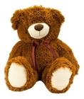 Urso Marrom Laço 50cm - Pelúcia - Foffy