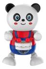 Urso Panda Dançante Brinquedo Musical Dança Mexe Luz E Som - Yjtoys