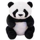 Urso Panda De Pelúcia Sentado Presente 20cm Antialérgico