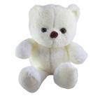 Urso Pelúcia tipo Teddy Caramelo ou Branco Fofinho 20cm