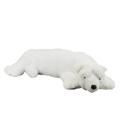 Urso Polar Deitado Realista 60cm - Pelúcia - Fofy Toys