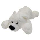 Urso Polar Pelucia Deitado Cola Cola Macio Fofinho 27Cm