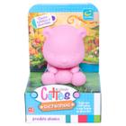 Urso rosa coleção cuties brinquedo vinil para crianças e bebês