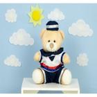 Urso tedde 12 cm - marinheiro - CKD CONFECÇÕES