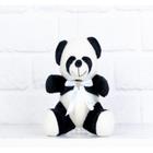 Urso tedde panda, pelucia 12 cm - laços - CKD CONFECÇÕES