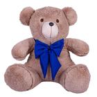 Urso Teddy De Pelúcia Sentado Com Laço Tamanho G 50cm - Barros Baby