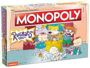 USAOPOLY Monopoly Rugrats Jogo de Tabuleiro Baseado na série Nickelodean Rugrats Mercadorias Rugrats Oficialmente Licenciadas Jogo Clássico de Monopólio Temático