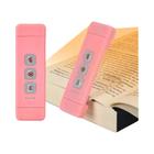 Usb Recarregável Clip-on Marcador Livro Luz Com Temporizador Portátil Mini Lâmpada De Leitura Led